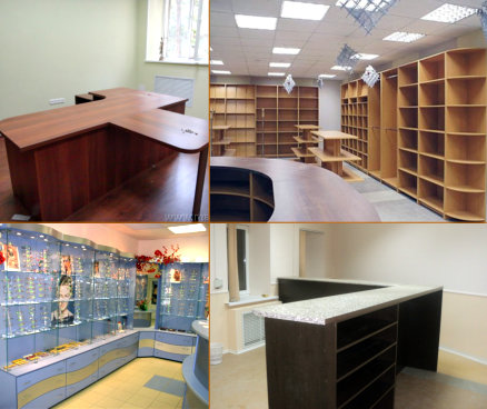 Фотографии нашей мебели в офисах, магазинах и других коммерческих помещениях