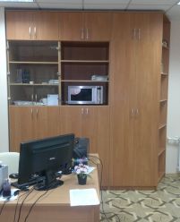Встроенный шкаф для офиса